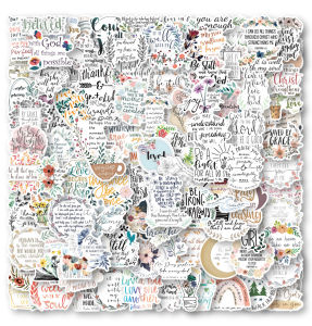 100Pcs New Bible Stickers For Snowboard Laptop Luggage Car Fridge DIY Styling Vinyl Home Decor Stickers