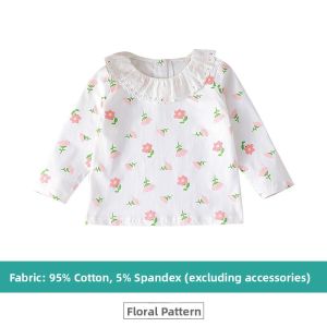 Hamqi | Long Sleeve Autumn Lace Print Blouse