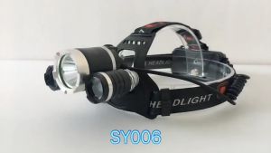 Đèn pin đội đầu đèn LED đội đầu 3 bóng trắng T6 siêu sáng có sạc tiện dụng +2pin+ sạc