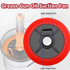 Butter Oil Suction Pan Grease Gun Silicone Leakproof Lubricating Oil Suction Cup Car Repair Tool Grease Suction Plate