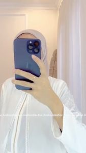 Gamis Abaya Turki Wanita Amarta 409 payet warna Putih Lebaran Terbaru Andinicollection