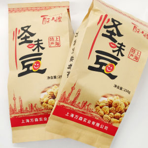 Special Snacks Sweet Tofu Beans Shanghai Specialty Butterfly Crispy Beans Fart Beans Unique Flavor Broad Beans Huaoyouwei Brand