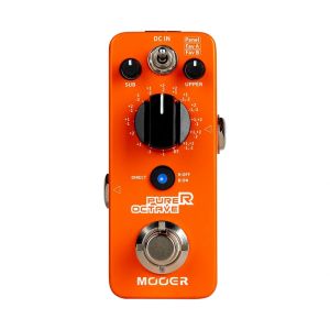 MOOER Purer Octave Guitar Pedal - 15 Octave Modes 3 Working Modes Switchable Dry Signal for Electric Guitar Effects