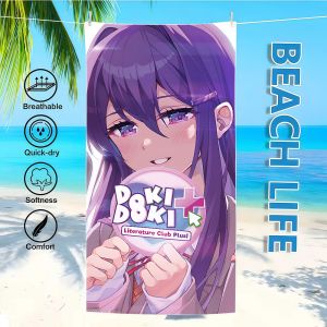 BILIBILI | D-DokiS L-LiteratureS-ES C-ClubS Towel Textile Bathrobe Beach Quick-Drying Lightweight Portable Camping Swim Pool Travel