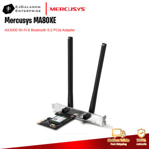 Mercusys MA80XE AX3000 Wi-Fi 6 Bluetooth 5.2 PCIe Adapter | EJDalanon Enterprise