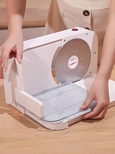 Foldable Meat Slicer Electric Lamb Beef Slicer Vegetable Fruit Meat Cutting Machine Mutton Rolls Cutter 0-15mm 切片机 切肉机