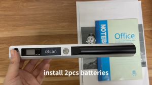 A4 Document JPG/PDF Scanner Mini Portable Digital Scanner 900DPI Handyscan Portable Wireless Handhold Scanner Pen