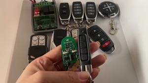 Upgrade Version 433.92MHz Two Channel Wireless Garage Door Opener Receiver 9-24V AC DC Relay Control Module