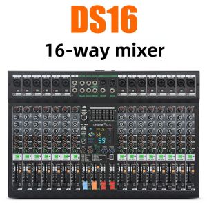 Mixer 8/16 Professional Stage Performance Karaoke Conference Wedding Bar Bluetooth U Disk Digital Reverb Console
