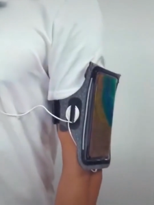 Universal Sport Armband Lengan Smartphone Anti Slip Nyaman Ringan Tahan Keringat Outdoor