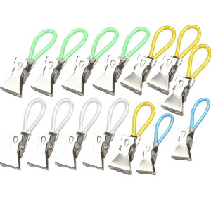 10/20pcs Multifunctional Towel Hanging Clips Metal Clothespin Kitchen Storage Clamp Loops Bathroom Robe Coat Towel Clips Accesso