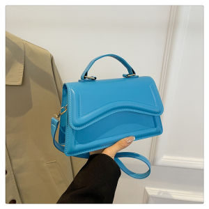 2022 Spring Fashion Small Square Bag Womens Crossbody Single Shoulder Stone Pattern Popular Niche Bag Handbag Purse