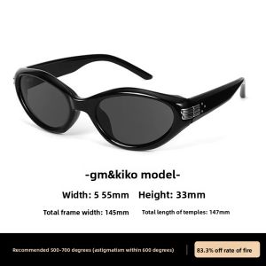 GM | Cat Eye High-end Sunglasses UV Protection Prescription