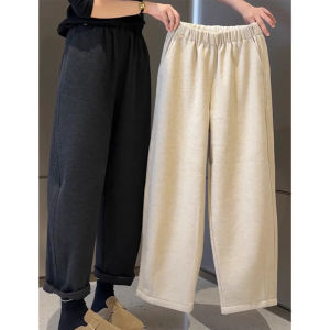 New 2026 Winter Fashionable French High-class Small-sized High-waist Slimming Wool Casual Pants