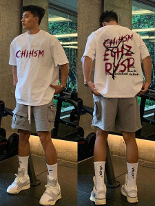 American Style Vintage Heavyweight Short Sleeve Cotton T-Shirt Mens Loose Fit Pure Cotton Half Sleeve Summer New Arrival