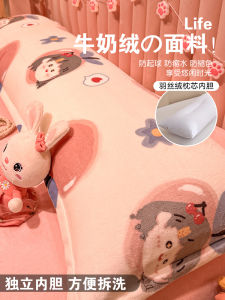 ขนาดคู่ 18 ม หมอนยาวกำมะหยี่นมคู่พนักพิงนอน โพลีเอสเตอร์ ไฟเบอร์สี่เหลี่ยมผืนผ้าผู้ใหญ่เครื่องช่วยการนอนหลับผลิตภัณฑ์ที่ผ่านการรับรอง