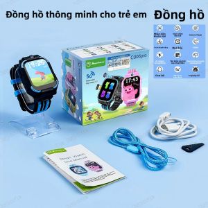 Đồng Hồ Thông Minh 5G Cho Trẻ Em Với Màn Hình Lớn 1.83 Inch Hỗ Trợ Sim Gọi Video Hai Chiều SOS Định Vị GPS WiFi Quà Tặng Dành Cho Học Sinh