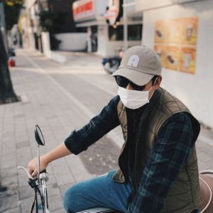 AFIFI A Logo Cap Khaki