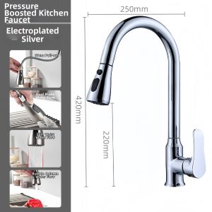 Pull-out Adjustable Cold and Hot Water Faucet