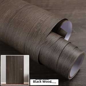 XIANXIANWUFANG | Waterproof Gray Wood Grain Self-Adhesive Wall & Furniture Film