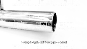 [EMP] PIPE DEPAN NOUVO HEAVY DUTY FRONT PIPE NOUVO-S ORI SPEC AA OEM BRACKET BLACK🔥