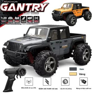 Xe Điều Khiển Từ Xa JJRC C8819 Mô Hình Xe Wrangler 4WD Tỷ Lệ 1:20 Với Đèn LED Mô Phỏng Chân Thực Điều Khiển Chuyên Nghiệp 2.4G Đồ Chơi Xe Bán Tải