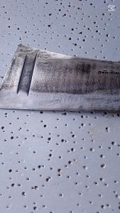 มีดดายหญ้า มีดหัวตัด ยาว20นิ้วด้ามไม้