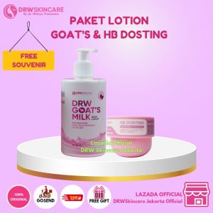 DRW SKINCARE PAKET LOTION MILK GOATS/HB DOSTING/LOTION PEMUTIH