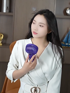 Kipas Angin Mini Portable USB 30000 mAh Kipas Lipat Leher 6-Speed Wind LED DisplayGenggam kipas angin kecil portabel daya Dengan Fungsi Aromaterapi