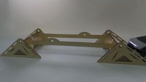 Wooden RC Crawler Obstacle Universal Compatibility 1/18 To 1/36 Scale Adjustable Rc Car Bridge Versatile for All Skill Levels