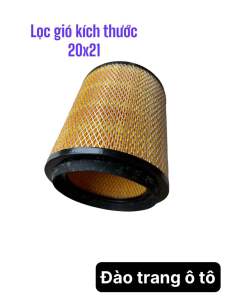 Lọc gió ô tô kích thước 20x21