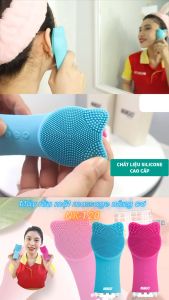 Máy Massage Mặt Rửa Mặt Nikio NK-120 - Thiết Kế Siêu Nhỏ Gọn Pin Sạc Tiện Lợi Làm Sạch Da Hiệu Qủa Giúp Da Mịn Màn Tươi Trẻ