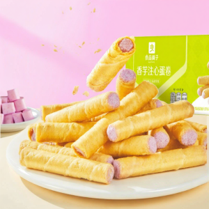 BESTORE | Taro and Durian Filled Egg Rolls