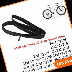 20/22/2426/27.5/28/1.75/1.95/2.15/2.35 Multiple Options for Inner Tubes for Bicycles and Mountain Bikes