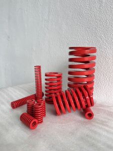 TH สปริงแม่พิมพ์แรงกดหนัก สีแดง ยาว 10-100 mm