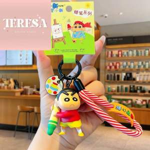 【TERESA] A251 蜡笔小新画笔系列钥匙扣 | Rantai Kunci Crayon Shin-chan Original | Crayon Shin-chan Paintbrush Keychain 女生书包挂饰