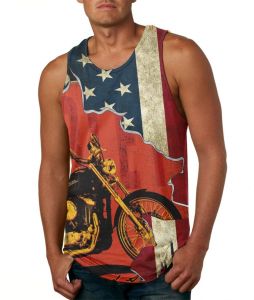 Áo Ba Lỗ Không Tay in 3D Kỹ Thuật Số Độc Lập Cho Nam Mùa Hè 2023 Áo Thun Cotton Phong Cách Thường Ngày Rộng Rãi Không Tay