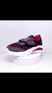 FIURI - NEW ERA - BABY SHARK V 28-31 HITAM MERAH - SEPATU SNEAKERS KANVAS SOL KARET ANAK KECIL LAKI-LAKI - SEPATU PEREKAT KETS LUCU FASHION TRENDY - SEPATU SEKOLAH PAUD TK KRETEKAN COWOK MURAH PROMO DISKON BONUS KAOS KAKI