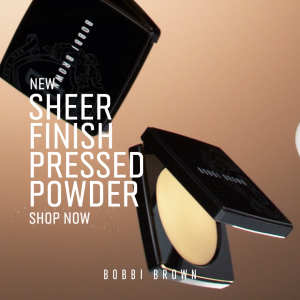 Bobbi Brown Sheer Finish Pressed Powder | Setting & Blurring Oil Controlling Colour Matte Make Up Finish