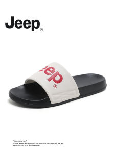 Jeep Men's Sandals Outdoor Casual Slip-On Sports Anti-Slip Flat Sandals Breathable EVA Summer Slippers for Men And Women