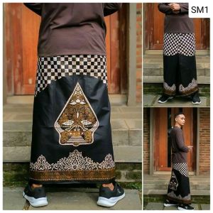 Sarung Batik Halus | Sarung Motif Gunungan Wayang coklat Untuk Dewasa | Sarung Goyor | Sarung Katun | Sarung Batik Pekalongan | Sarung Printing | Sarung Santri