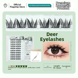 FANGXIANG | Self-adhesive No Stem Natural Soft Reusable False Eyelashes