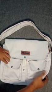 Tas Kanvas Tas Selempang Kanvas Messenger Tas Kulaih Tas Hangout Tas Pria Sling Bag Tas Sekolah Tas Bahan Kanvas