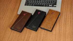 BAELLERRY Dompet Panjang Cowok Terbaru: Dompet Slim Kulit Pria Import & Premium