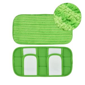 Microfiber Mop Pads For Swiffer Sweeper Mops 12 inches Reusable Washable Floor Mop Pad Refills Multi Surface Wet & Dry Cleaning