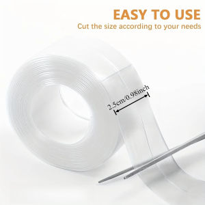 Waterproof Sealing Tape Strips Partially Half-Sided Adhesive Wall Sticker for Bathroom Shower Strip Kitchen Sink Mold Proof