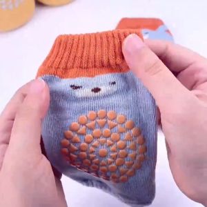 Trẻ sơ sinh chống trượt đầu gối đan dây bảo vệ bò cho trẻ sơ sinh với mái tóc 1 cặp đầu gối cho trẻ em từ 0-4 tuổi.