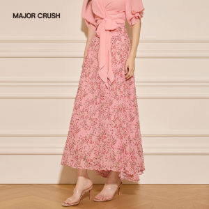 Gentle Rose Pink One-Piece Top & Tango Print Skirt Set