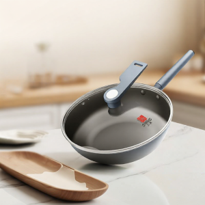 Sanho | Non-Coating Non-Stick Titanium Stainless Steel Frying Pan