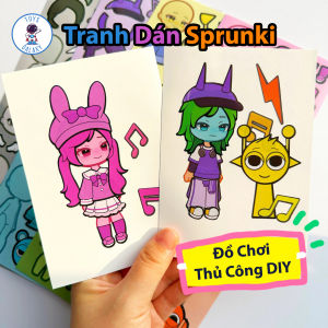 Đồ Chơi Tranh Dán Sticker KPop Demon Hunters | Kuromi Cho Bé Thỏa Sức Sáng Tạo Phát Triển Trí Tuệ